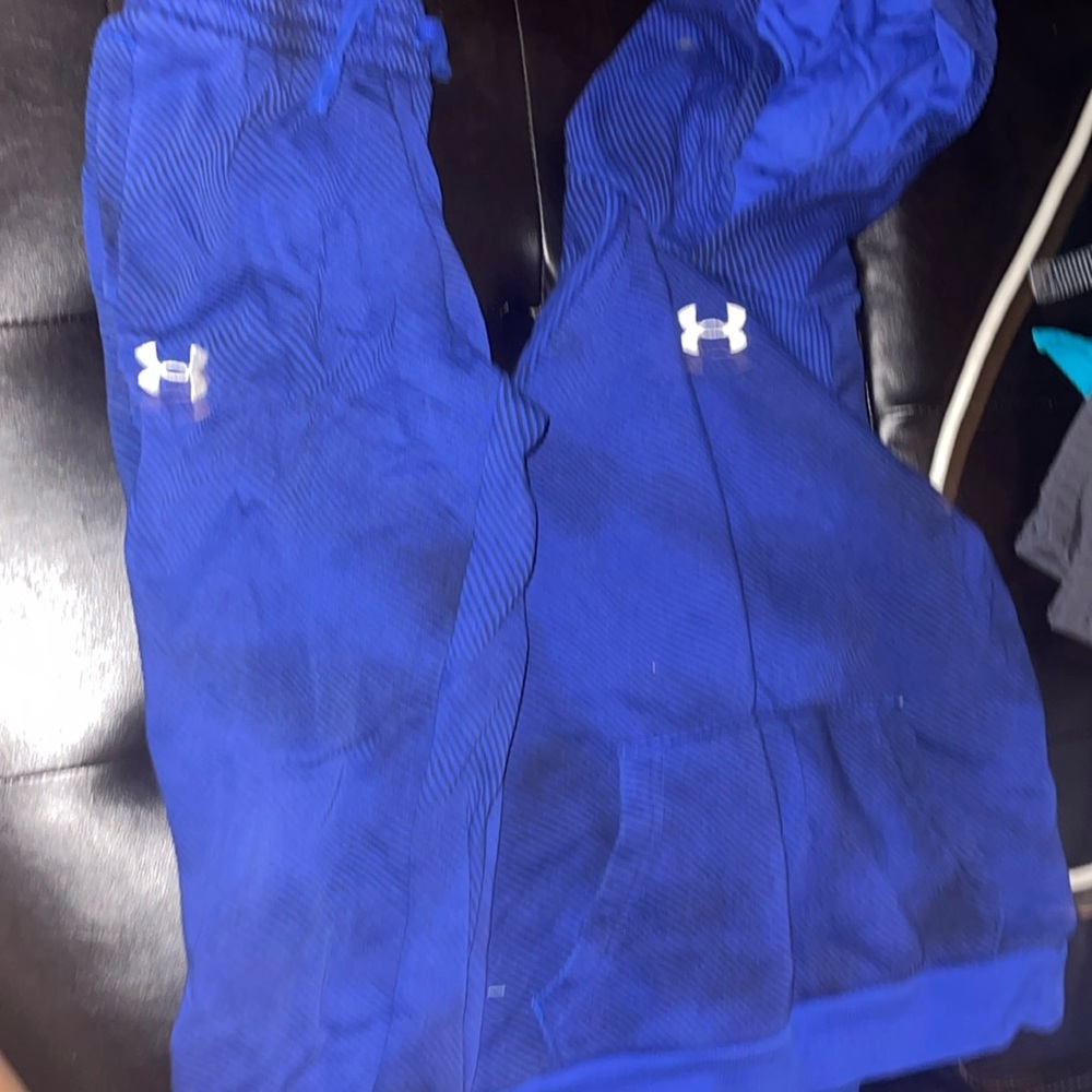 Blue jogging suit